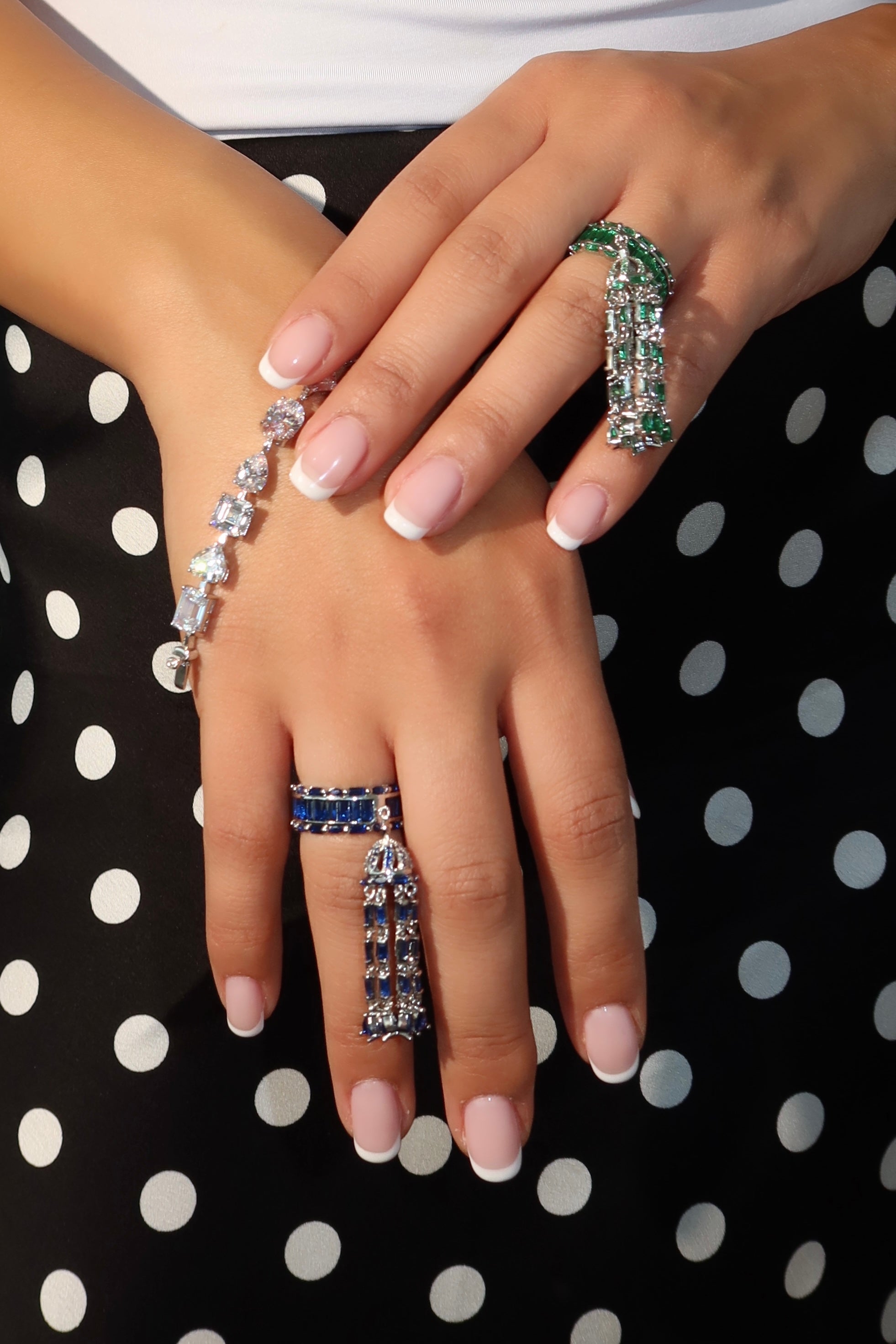 Royal Blue Midnight Stars Ring