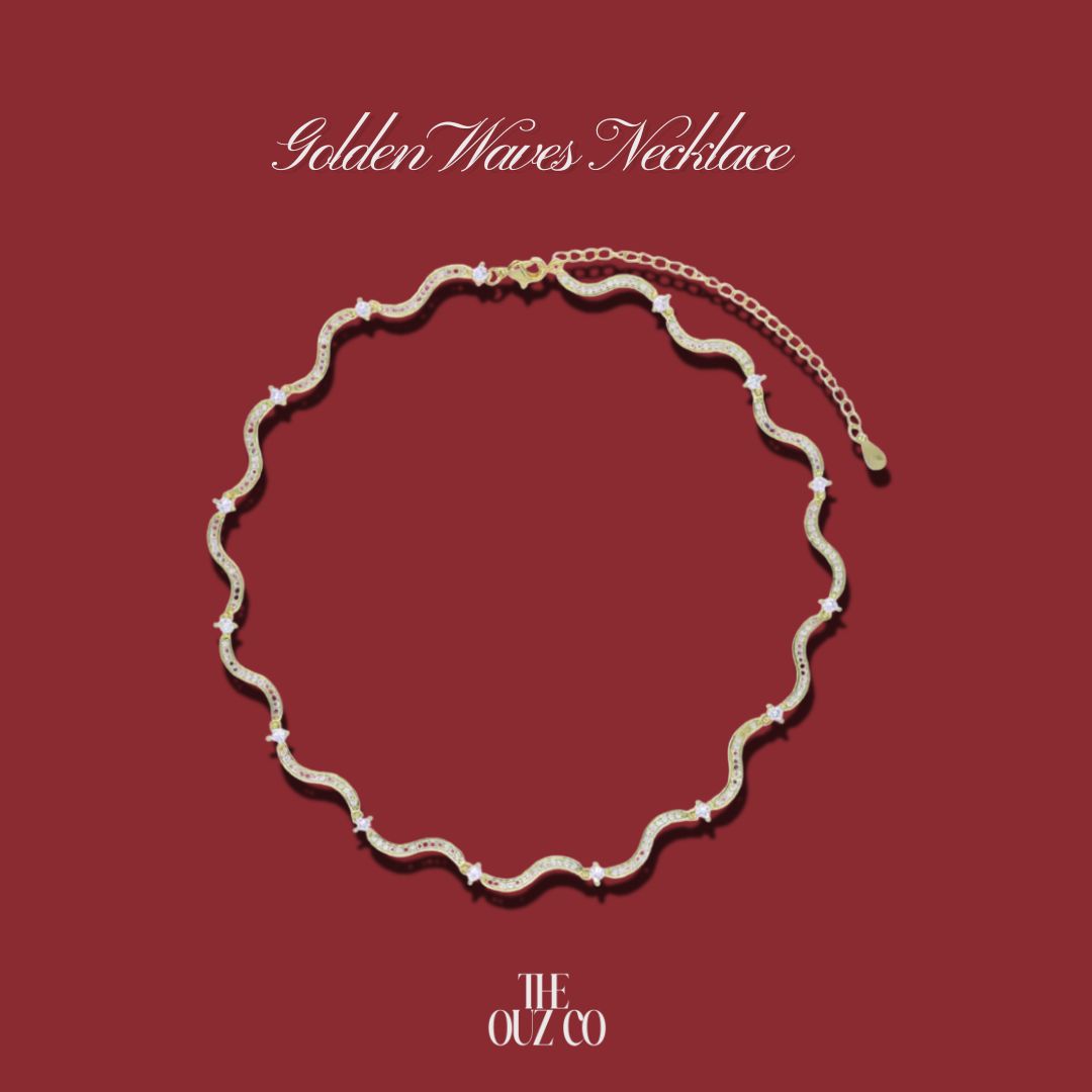 The Golden Waves Necklace