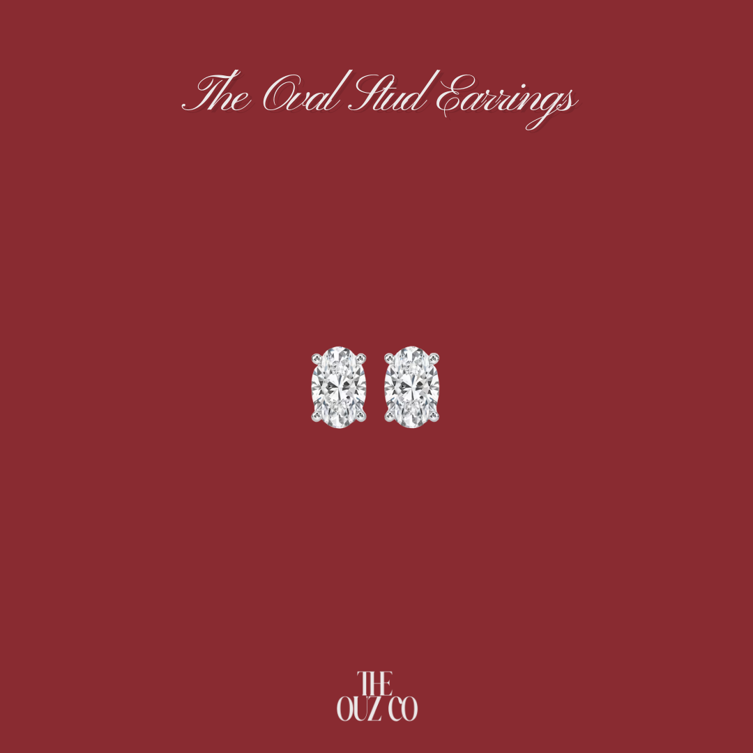 The Oval Stud Earrings