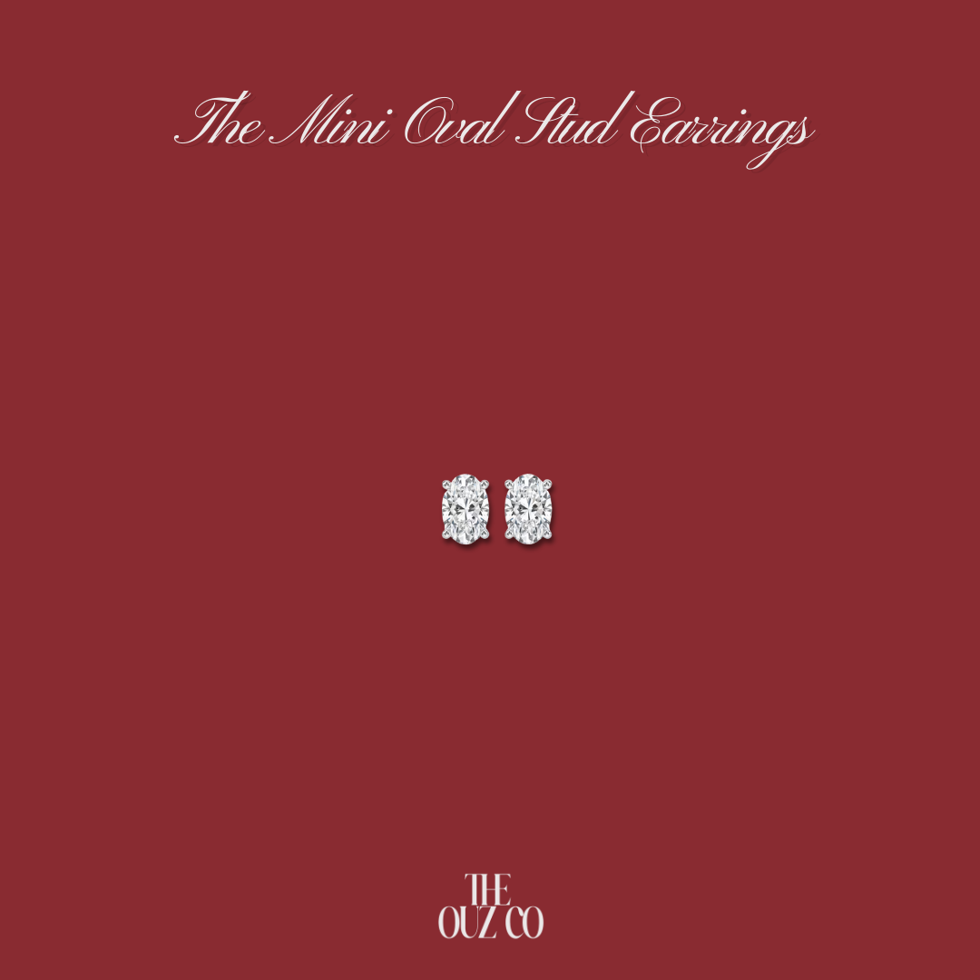 The Mini Oval Stud Earrings