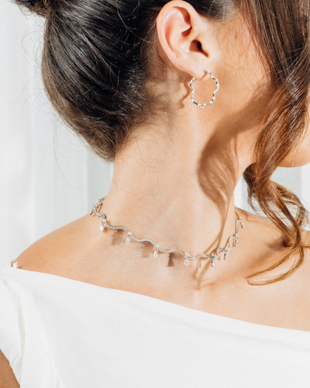 The Silver Teardrop Necklace