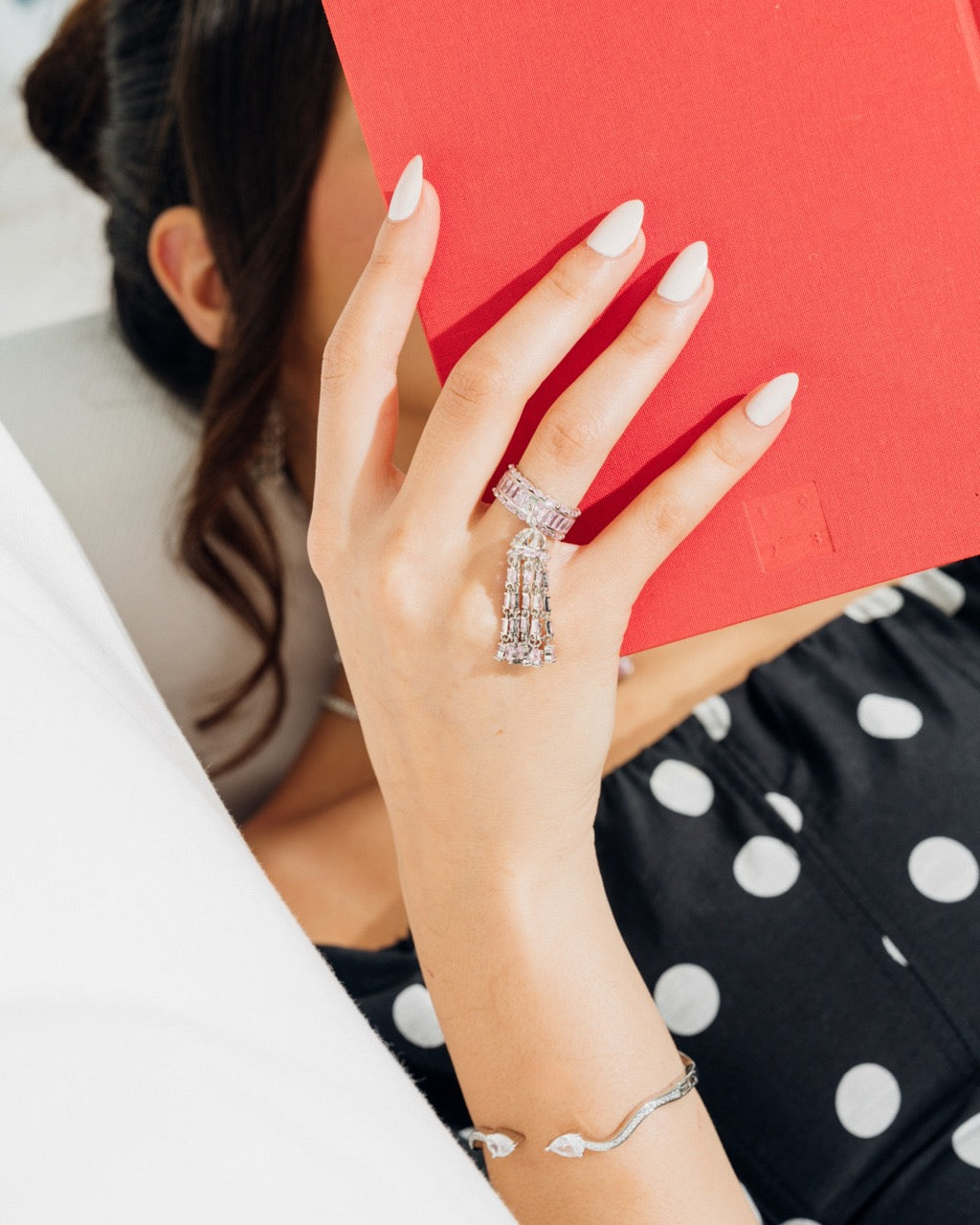 Pink Midnight Stars Ring