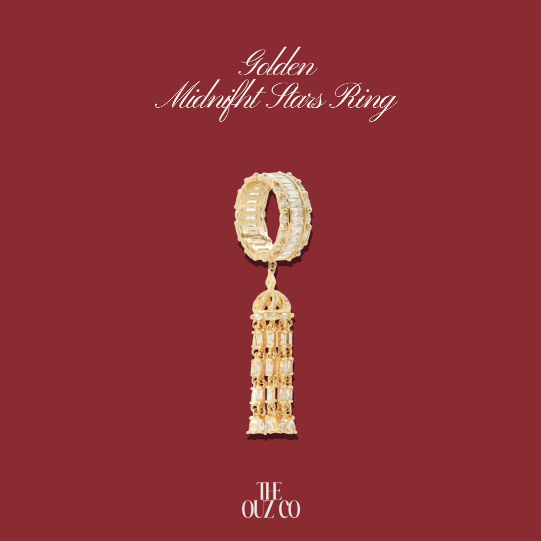 Gold Midnight Stars Ring