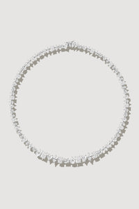 Mixed Cut Tennis Necklace