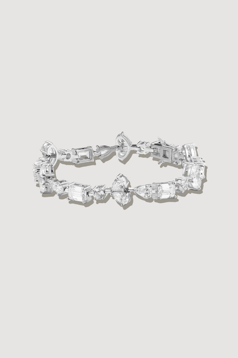 Butterfly Mixed Cut Bracelet