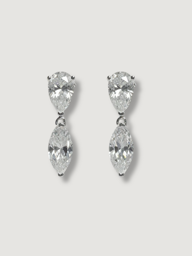 The Twin Marquise Earrings