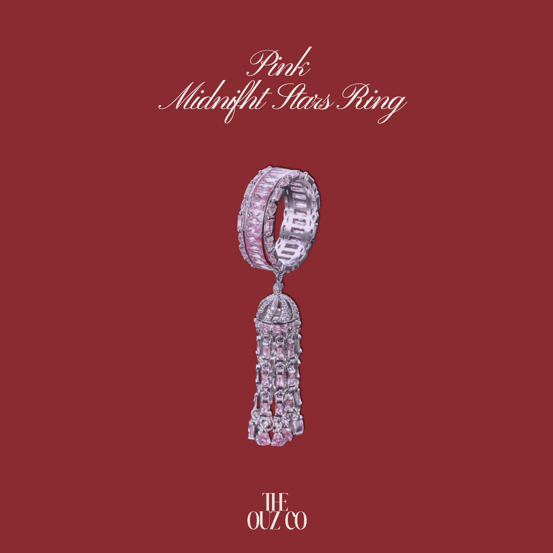 Pink Midnight Stars Ring