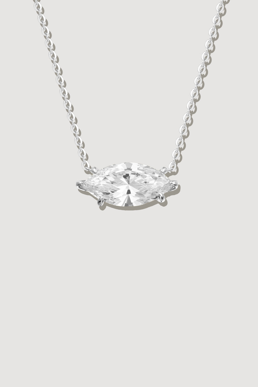 The Classic Side Marquise Necklace
