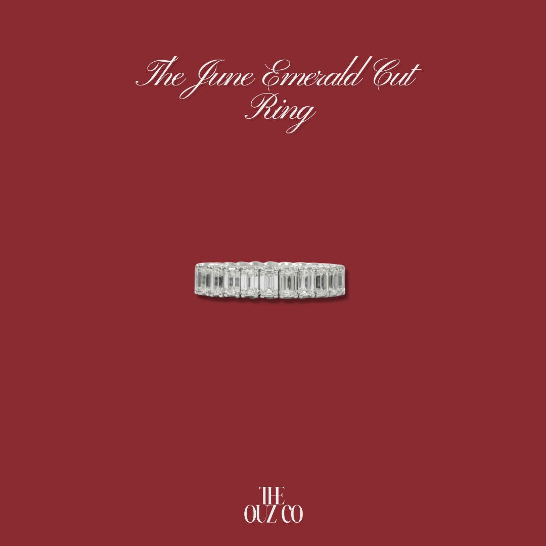 The June Emerald Cut Ring