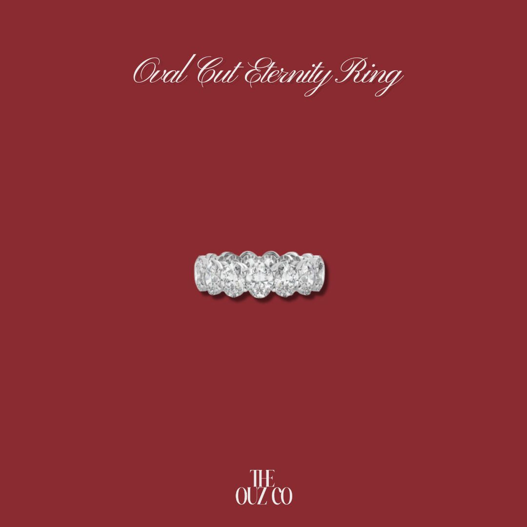 Oval Cut Eternity Ring