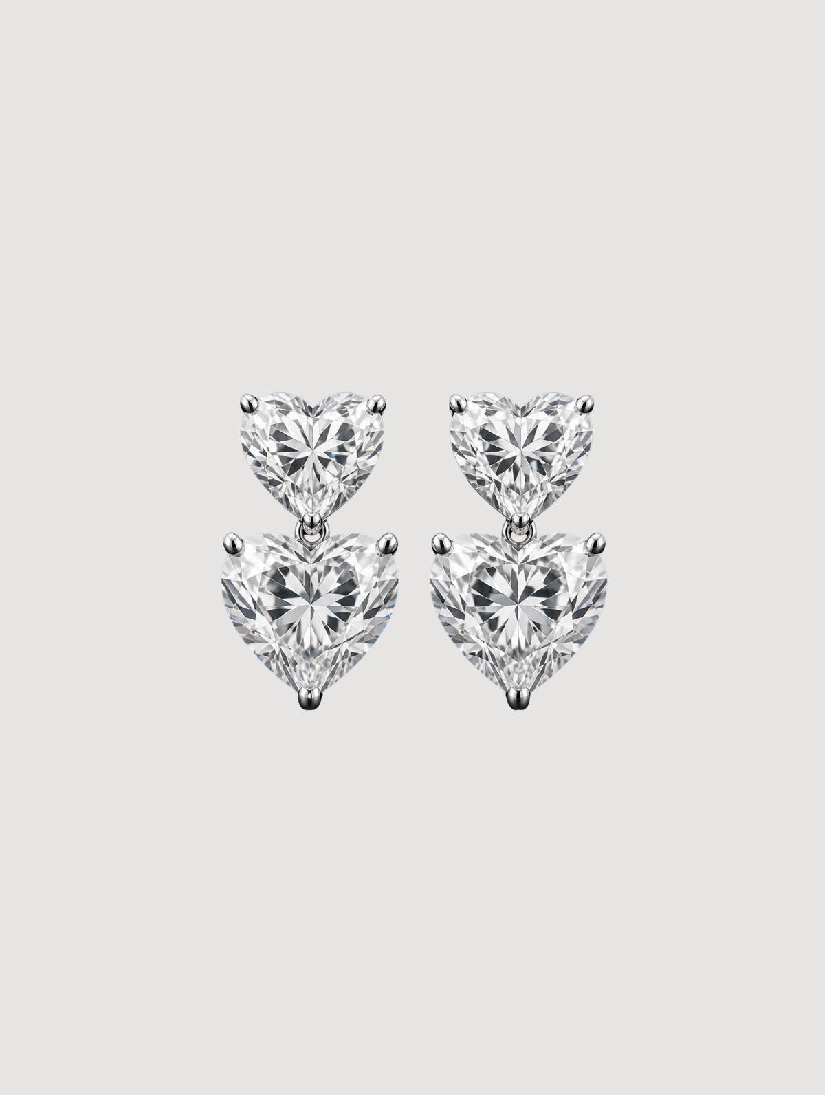 Endless Two Hearts Earrings