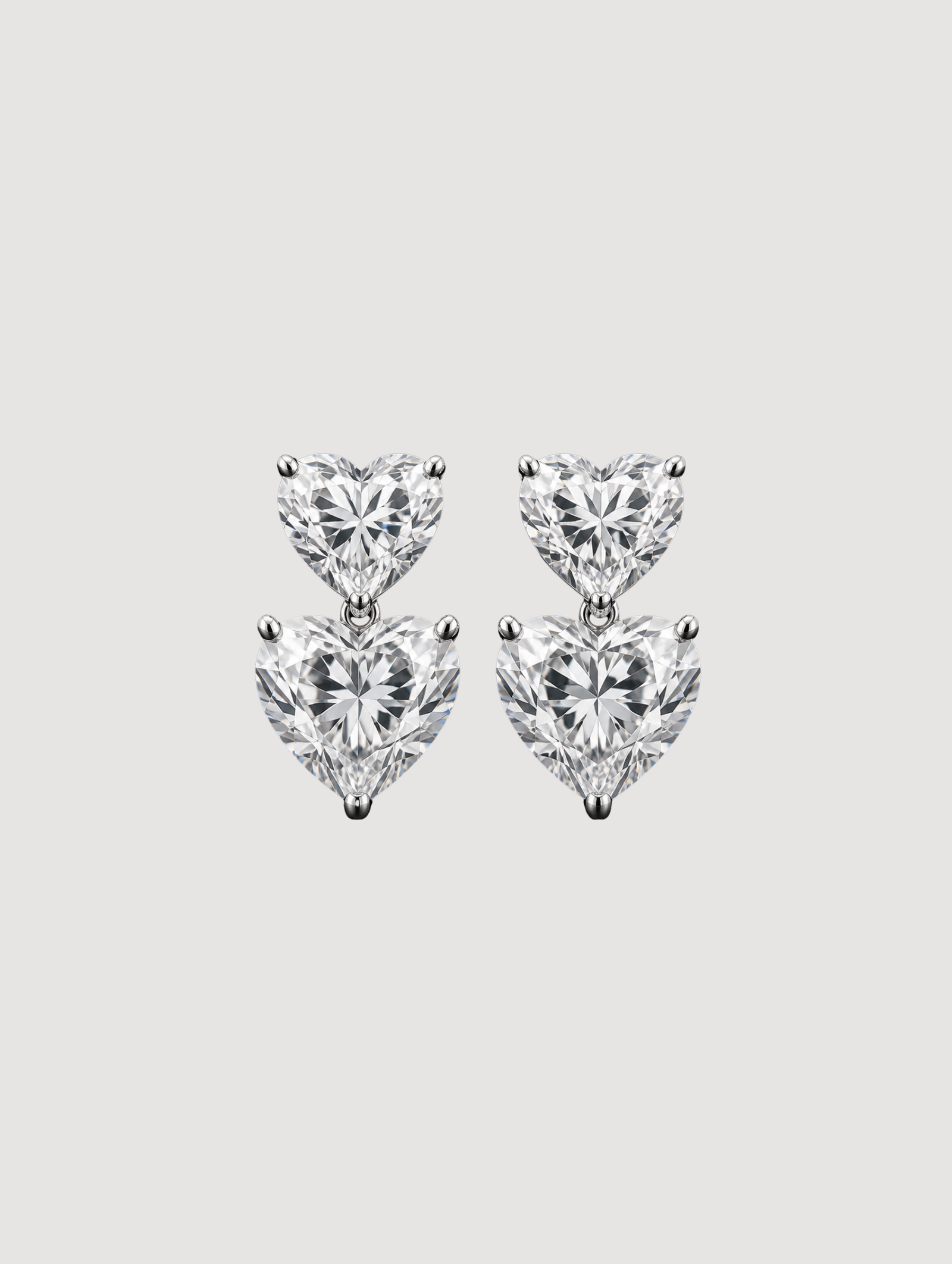 Endless Two Hearts Earrings