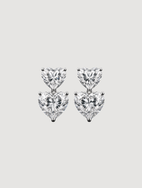 Endless Two Hearts Earrings