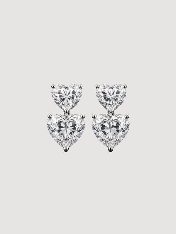 Endless Two Hearts Earrings