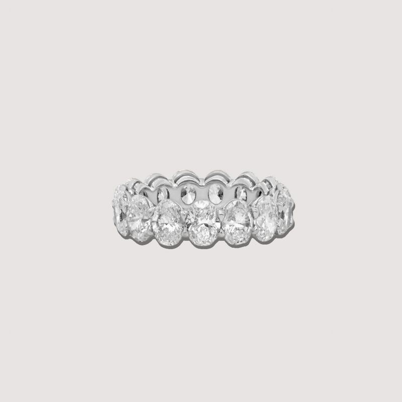 The Oval Cut Eternity Ring