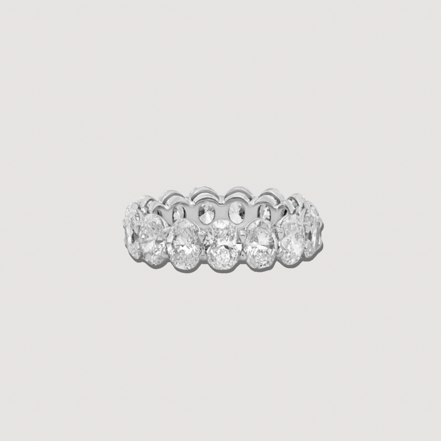 The Oval Cut Eternity Ring