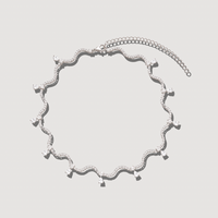 The Silver Teardrop Necklace