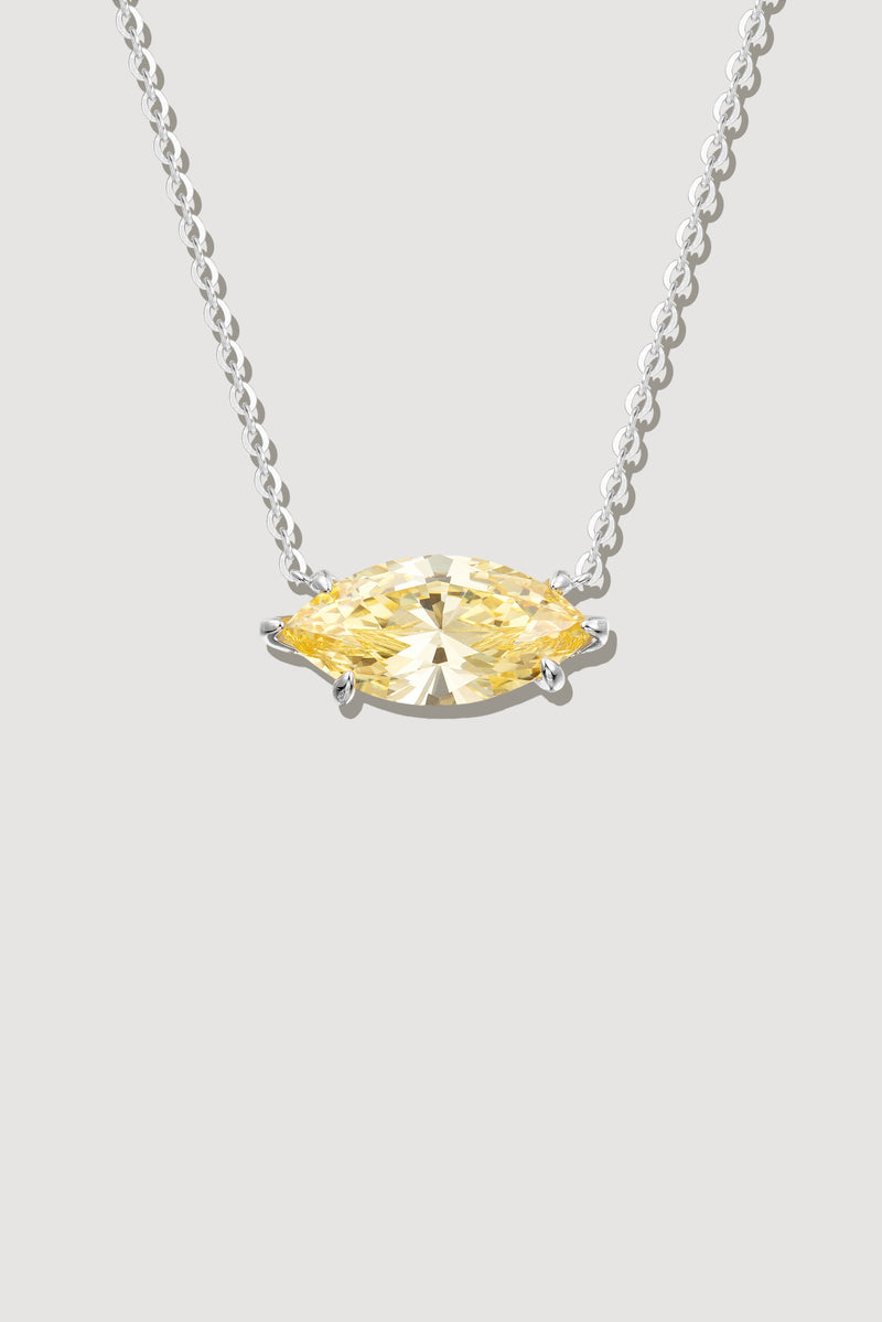 The Classic Side Marquise Necklace