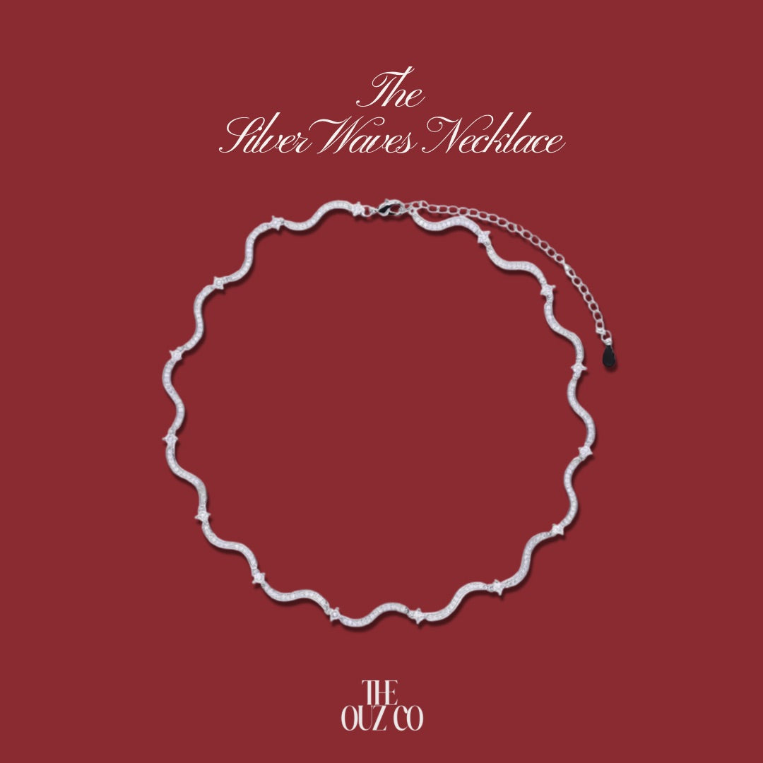 The Silver Waves Necklace