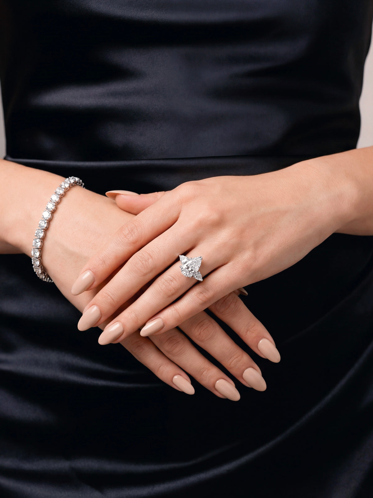 The 3 Pear Cut Ring