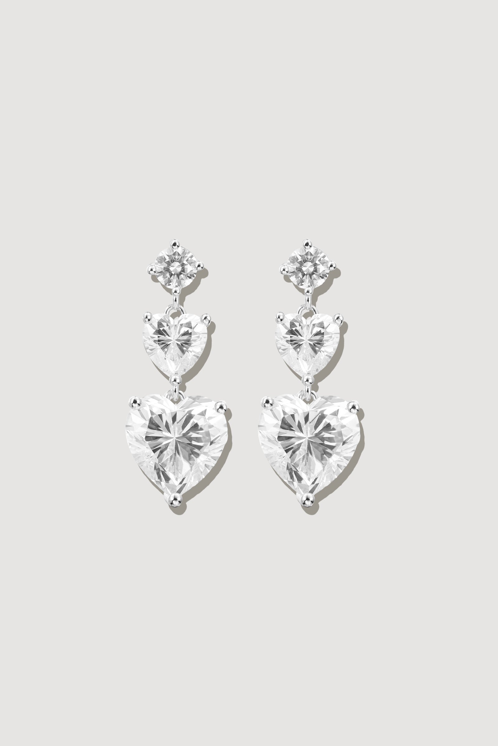 Endless Two Hearts Earrings