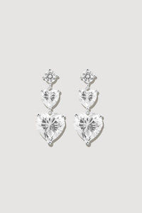 Endless Two Hearts Earrings