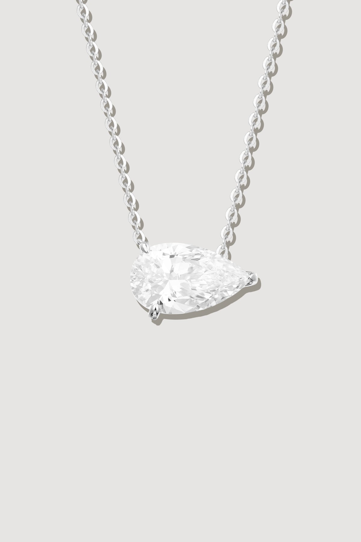 The Classic Side Pear Necklace