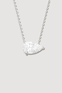 The Classic Side Pear Necklace