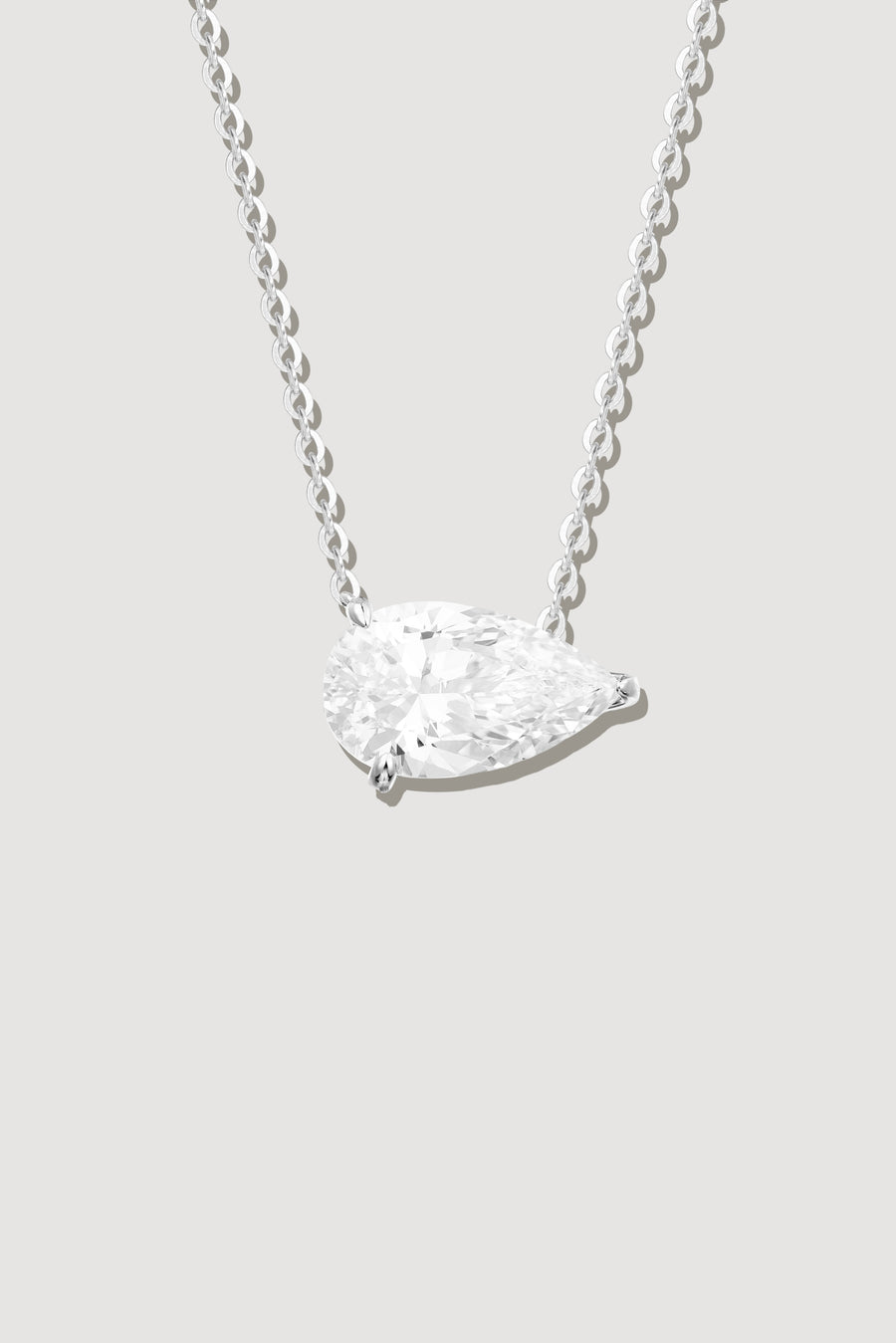 The Classic Side Pear Necklace