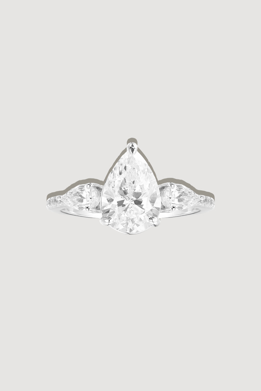 The Classic Mini Pear Ring