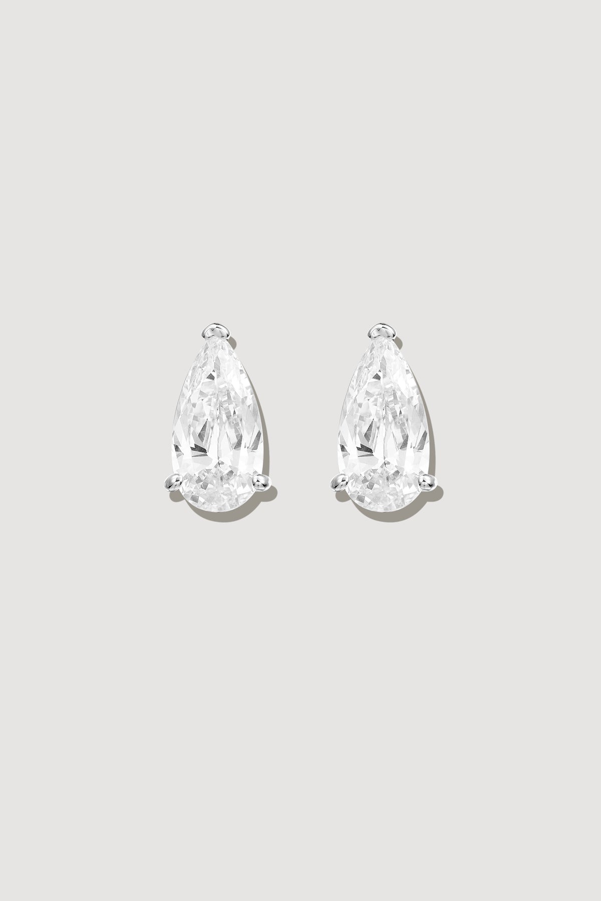 Narrow Pear Studs