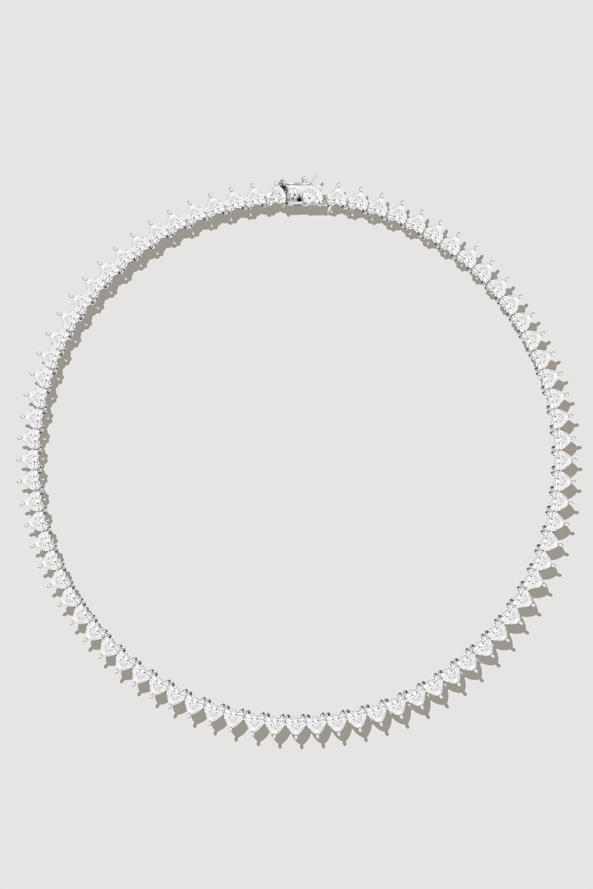 Heart Tennis Necklace