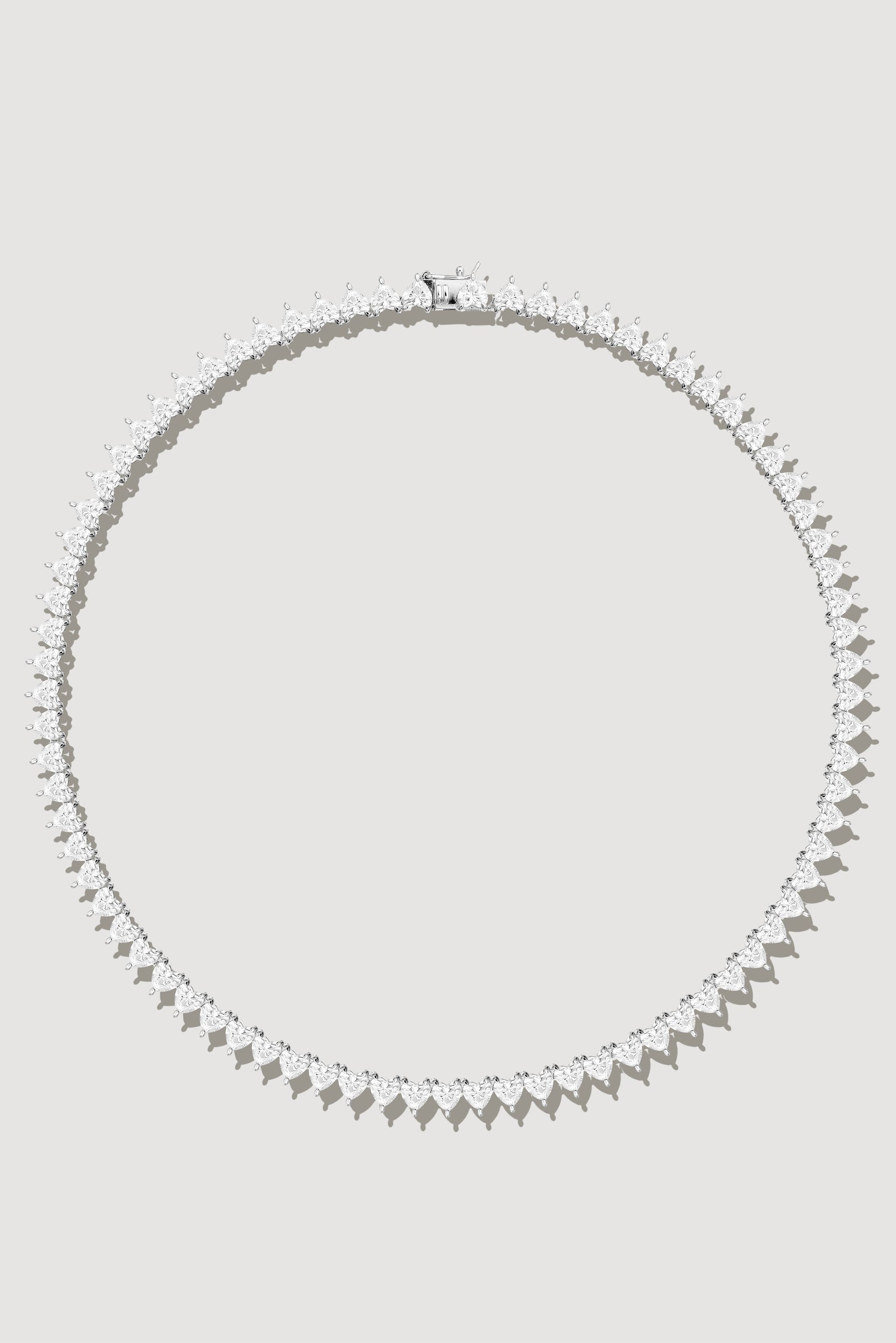Heart Tennis Necklace