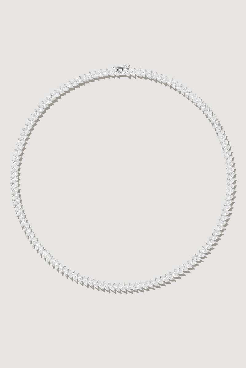 Pear Tennis Necklace