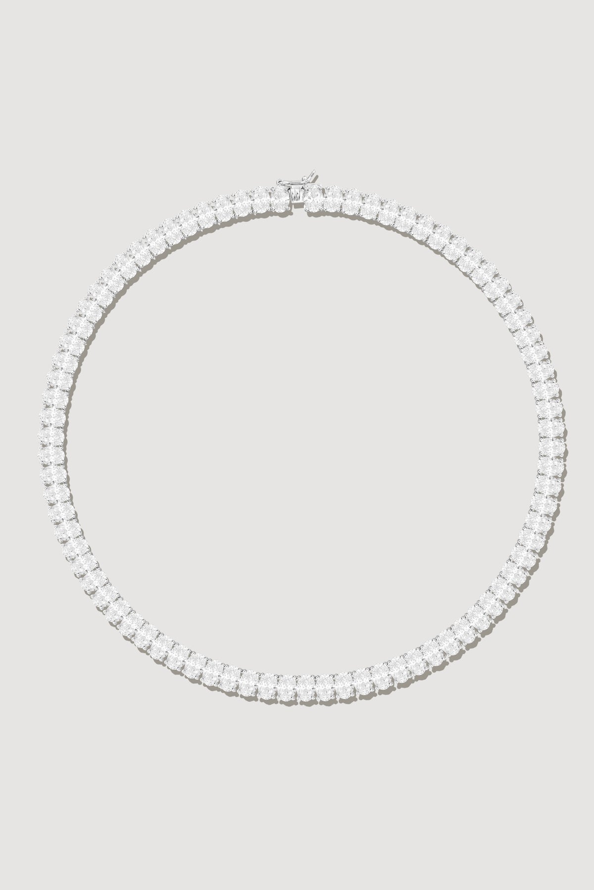 The Oval Tennis Necklace