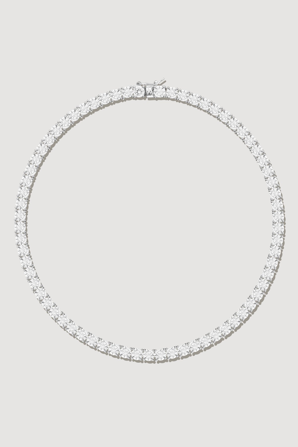 Classic Round Tennis Necklace