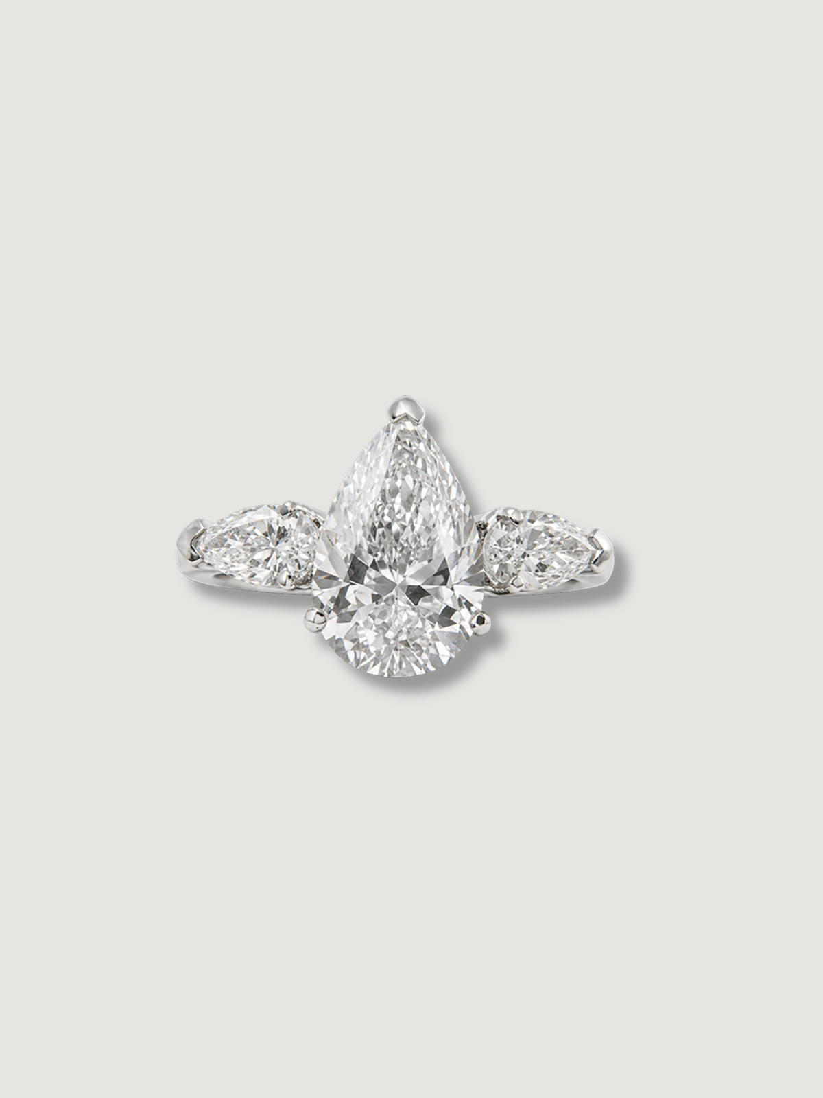 The 3 Pear Cut Ring