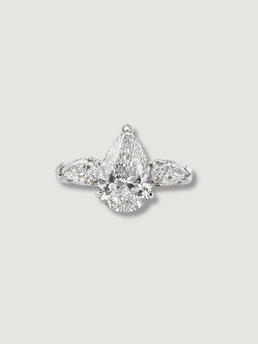The 3 Pear Cut Ring