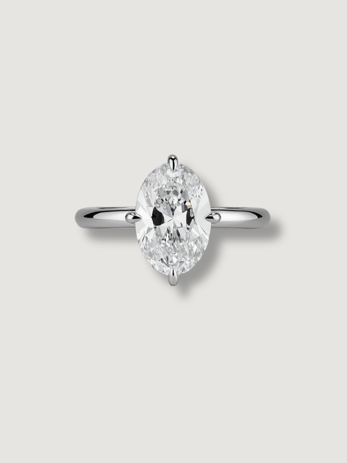 Oval Cut Solitaire